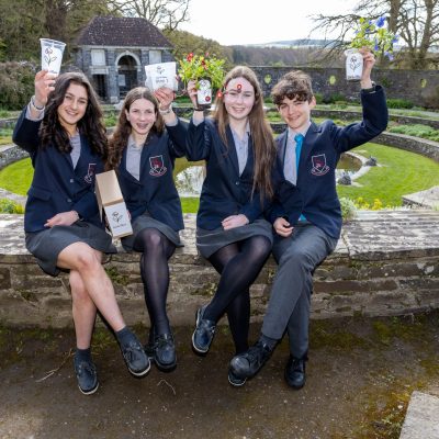 Bud to Bloom from Heywood CS, from left: Roisin Bradley, Hannah Clancy, Erin Costigan and Dan Bergin.
Picture: Alf Harvey.